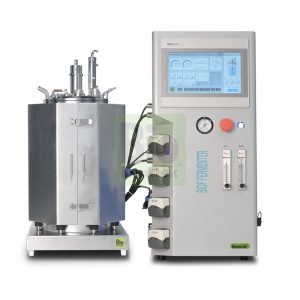 BIOF-P Series Photo Bioreactor, LED light IIIuminated Glass Fermentation Tank, 1~15 liters